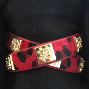 Rustic Cuff double wrap bracelet